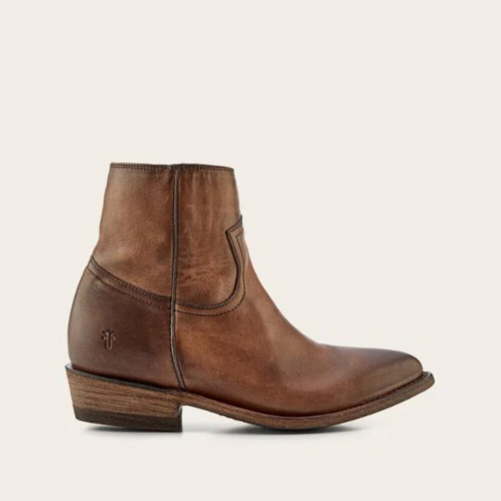 Frye Billy Inside Zip Bootie Western Boot